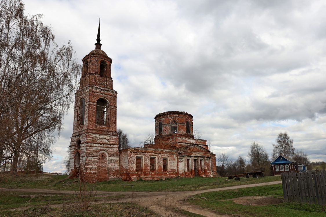 Церковь Рождества Иоанна Предтечи, Ивановское (Приволжский район, Ивановская область). фасады