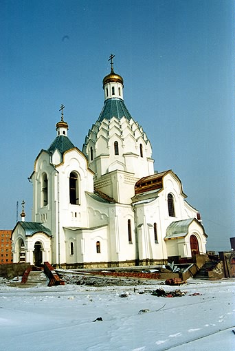 Красноярск. Церковь Чуда Михаила Архангела в Хонех. фасады