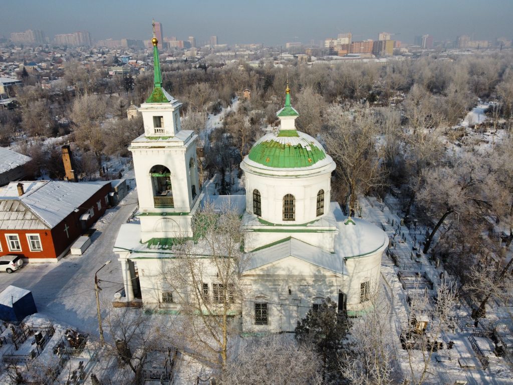 Собор Троицы Живоначальной, Красноярск (Красноярск, город, Красноярский край). фасады, Вид с юга