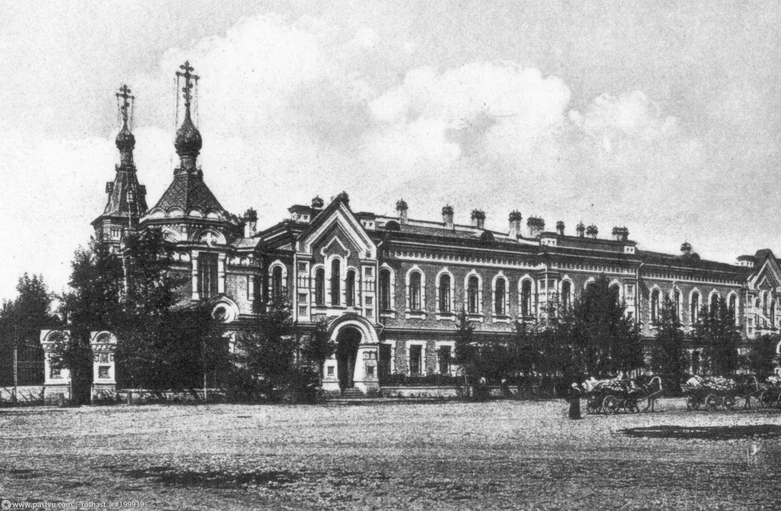 Красноярск. Церковь Иоанна Предтечи в архиерейском доме. архивная фотография, Архиерейский дом 1908—1910. Фотография из книги: 