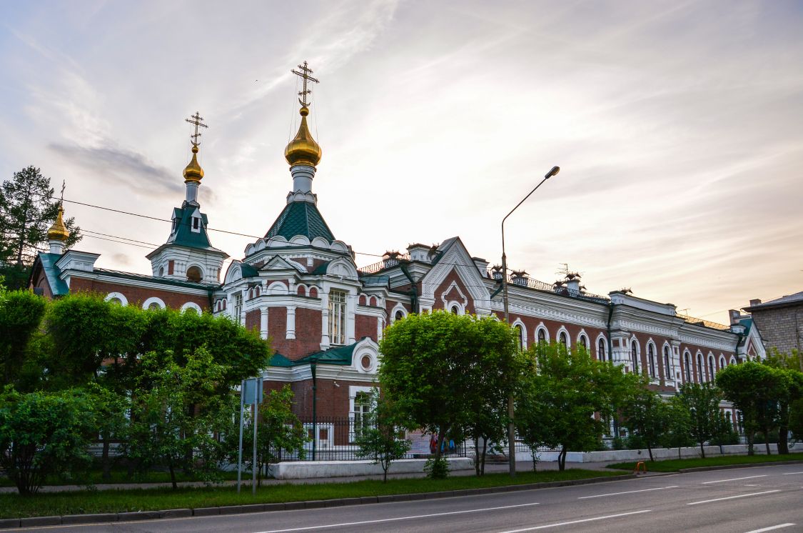 Красноярск. Церковь Иоанна Предтечи в архиерейском доме. фасады