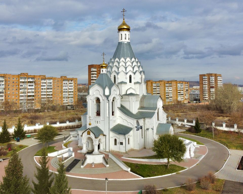 Церковь Чуда Михаила Архангела в Хонех, Красноярск (Красноярск, город, Красноярский край). фасады, Вид с Запада