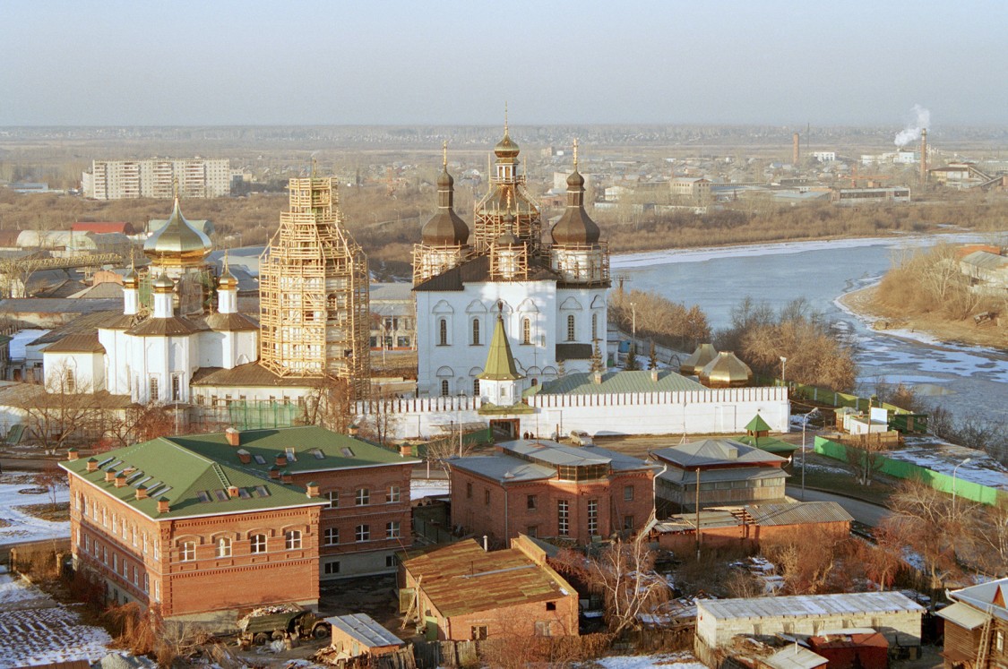 Тюмень. Троицкий монастырь. документальные фотографии