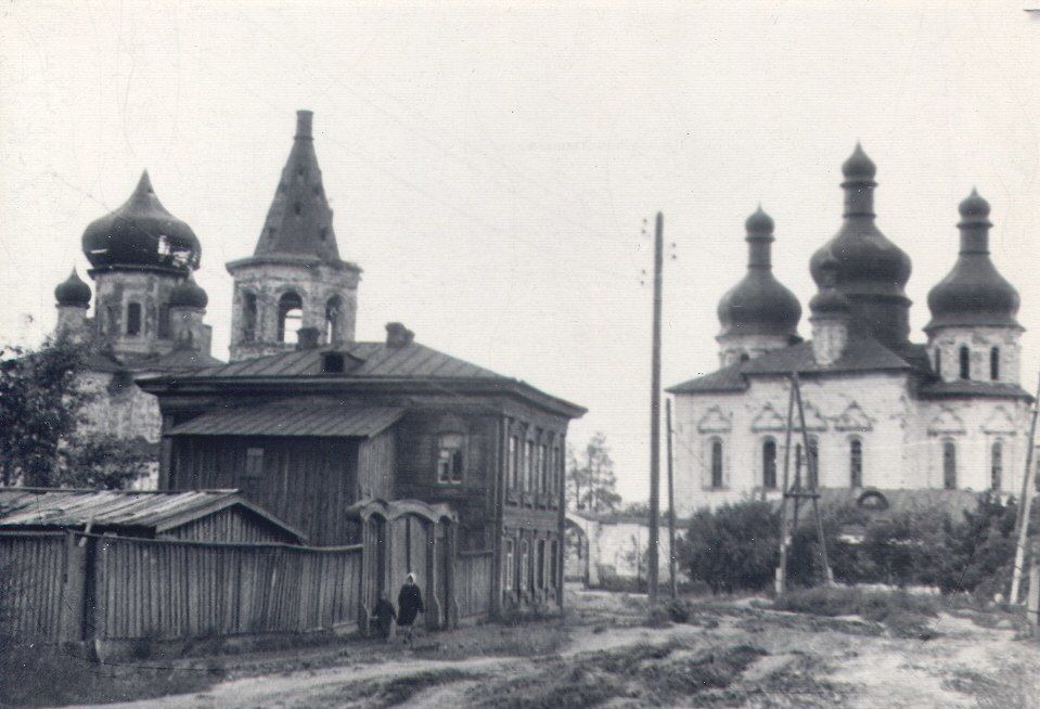 Тюмень. Троицкий монастырь. архивная фотография, 1968 г.
