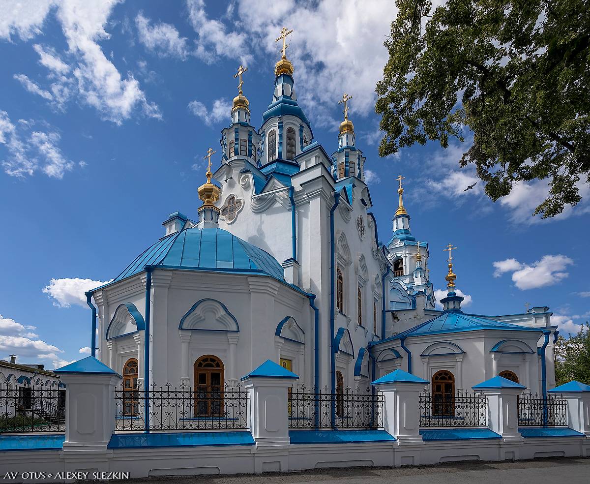 фасады. Кафедральный собор иконы Божией Матери "Знамение", Тюмень (Тюмень, город, Тюменская область)