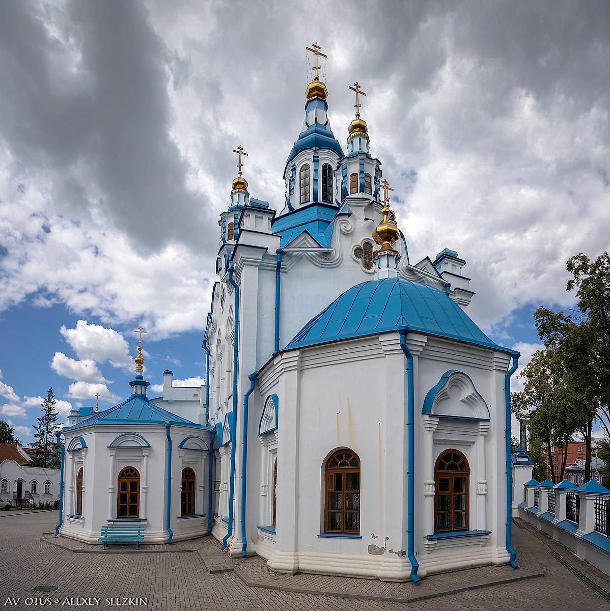 фасады. Кафедральный собор иконы Божией Матери "Знамение", Тюмень (Тюмень, город, Тюменская область)