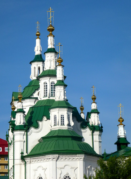 Церковь Спаса Нерукотворного Образа, Тюмень (Тюмень, город, Тюменская область). архитектурные детали