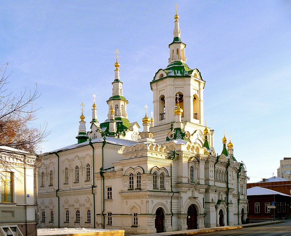 Тюмень. Церковь Спаса Нерукотворного Образа. фасады