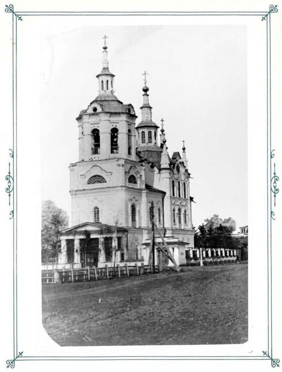 Тюмень. Церковь Спаса Нерукотворного Образа. архивная фотография, Спасская церковь.