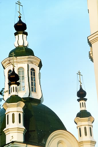 Церковь Воздвижения Креста Господня, Тюмень (Тюмень, город, Тюменская область). архитектурные детали