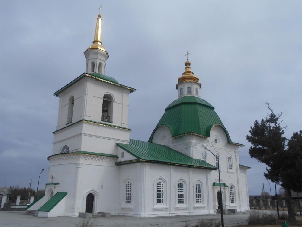 Преображенка. Церковь Спаса Преображения. фасады