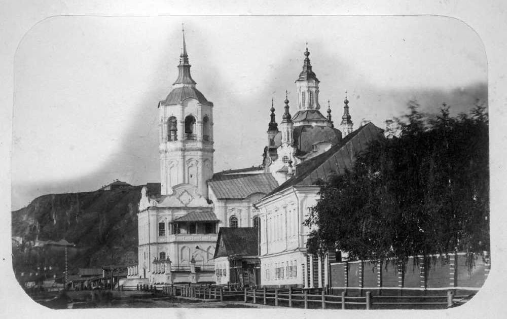 Тобольск. Церковь Захарии и Елисаветы. архивная фотография, Архивное фото начала ХХ века