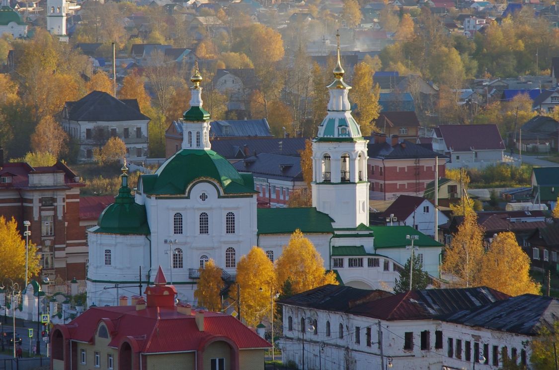 Церковь Михаила Архангела, Тобольск (Тобольский район и г. Тобольск, Тюменская область). общий вид в ландшафте