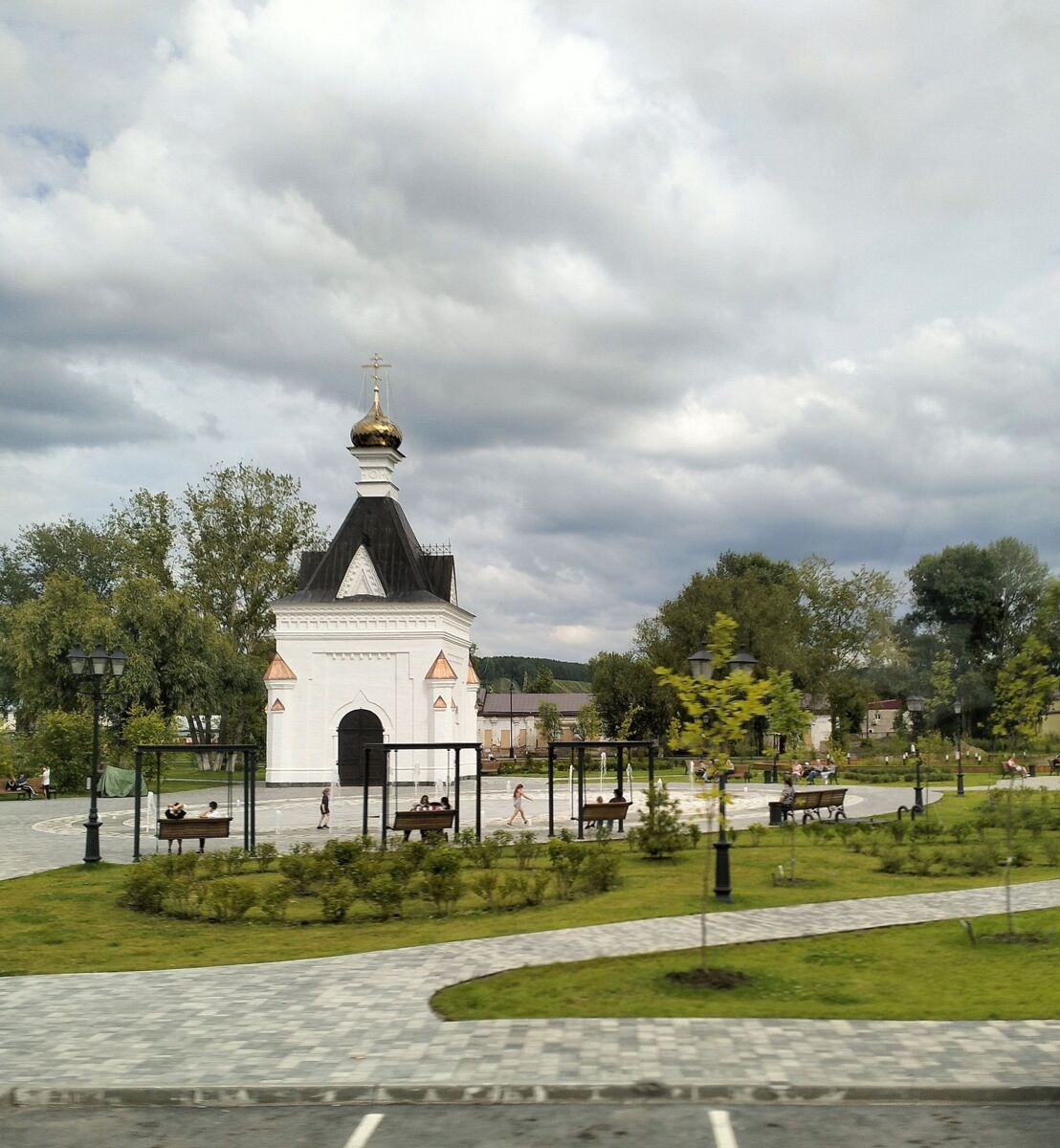 Часовня Александра Невского, Тобольск (Тобольский район и г. Тобольск, Тюменская область). фасады, Вид часовни после реставрации в рамках программы «Тобольск настоящий», завершившейся в июле 2025 г.