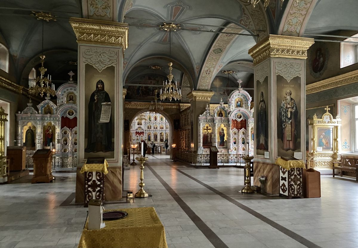 Кафедральный собор Рождества Христова, Липецк (Липецк, город, Липецкая область). интерьер и убранство, Общий вид интерьера
