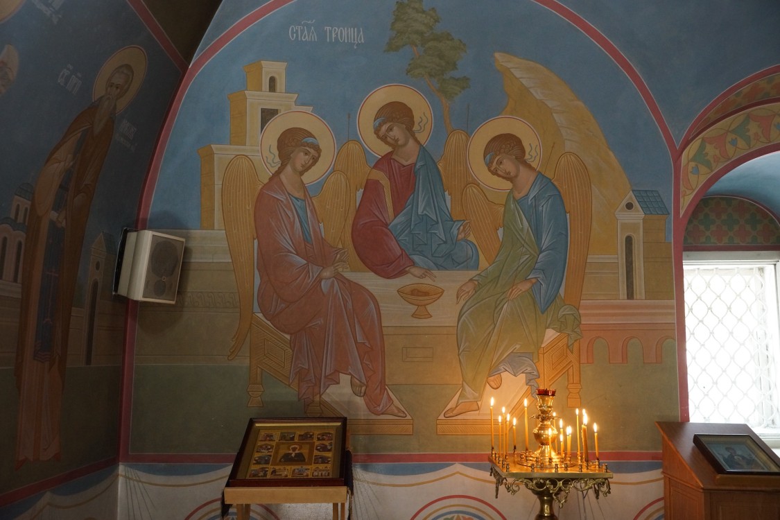 Успенский Липецкий монастырь. Церковь Успения Пресвятой Богородицы, Липецк (Липецк, город, Липецкая область). интерьер и убранство, Фрески