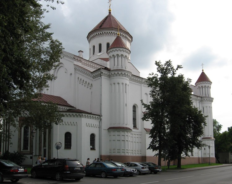 Вильнюс. Кафедральный собор Успения Пресвятой Богородицы. фасады, Общий вид с северо-востока