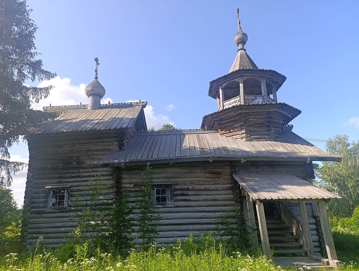 фасады. Часовня Рождества Пресвятой Богородицы, Маньга (Пряжинский район, Республика Карелия)