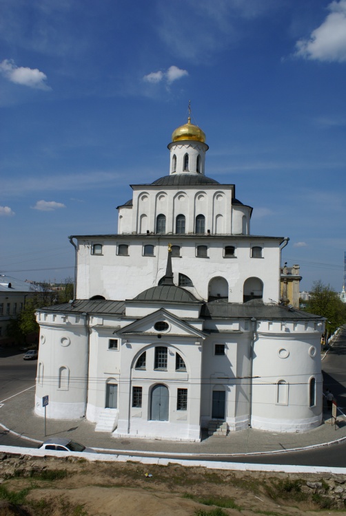 Владимир. Церковь Ризоположения (Положения честной ризы Пресвятой Богородицы во Влахерне) в Золотых воротах. фасады