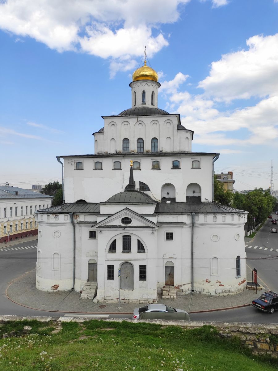 Церковь Ризоположения (Положения честной ризы Пресвятой Богородицы во Влахерне) в Золотых воротах, Владимир (Владимир, город, Владимирская область). фасады