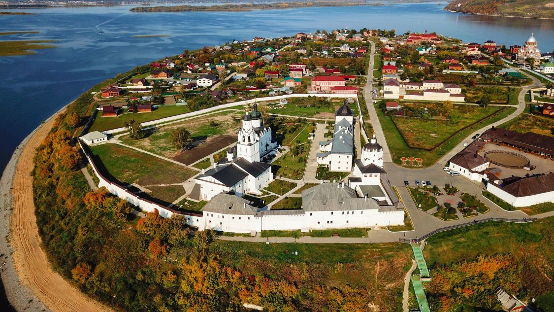 Успенско-Богородичный мужской монастырь, Свияжск (Зеленодольский район, Республика Татарстан). фасады