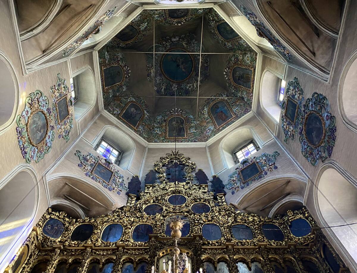 Собор Петра и Павла, Вахитовский район (Казань, город, Республика Татарстан). интерьер и убранство, Своды верхнего храма после реставрации