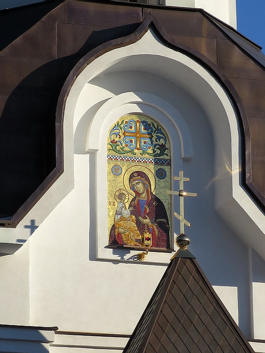 Церковь Гребневской иконы Божией Матери (новая), Клязьма (Пушкинский район и гг. Ивантеевка, Королёв, Московская область). архитектурные детали