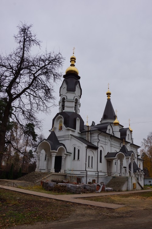 Клязьма. Церковь Гребневской иконы Божией Матери (новая). фасады