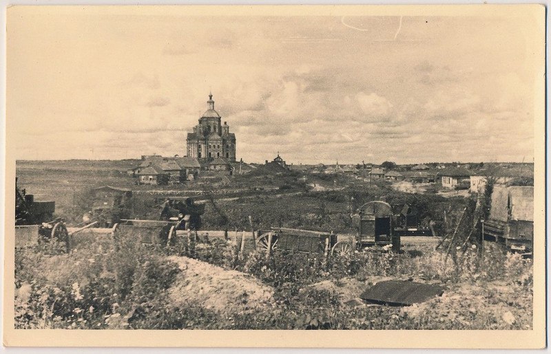 Церковь Владимирской иконы Божией Матери, Вязьма (Вяземский район, Смоленская область). архивная фотография, немецкое фото