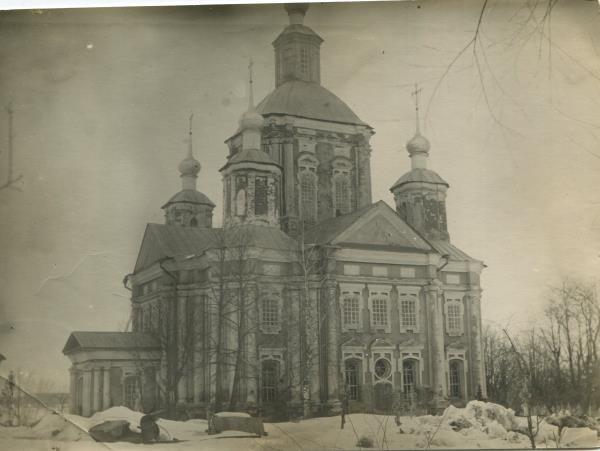 Вязьма. Церковь Владимирской иконы Божией Матери. архивная фотография, Екатерининская церковь сайта https://goskatalog.ru/portal/#/collections?id=33012768