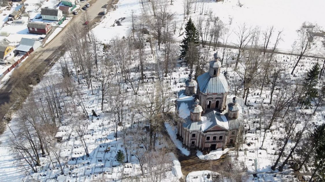 Церковь Владимирской иконы Божией Матери, Вязьма (Вяземский район, Смоленская область). общий вид в ландшафте, Верхняя панорама