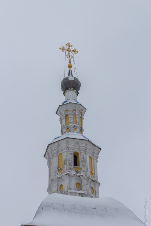 Церковь Николая Чудотворца (Нижне-Никольская), Смоленск (Смоленск, город, Смоленская область). архитектурные детали, Завершение колокольни
