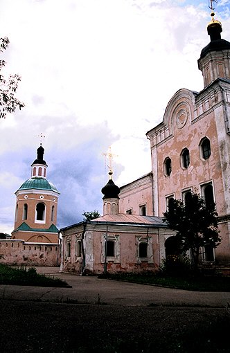 Смоленск. Троицкий монастырь. фасады, Троицкий собор. XVII - XVIII в.		      