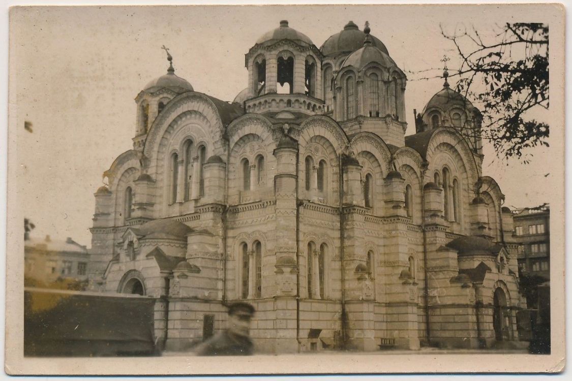 Собор Владимира равноапостольного, Киев (Шевченковский район, Украина, г. Киев). архивная фотография, Фото 1941 г. с аукциона e-bay.de