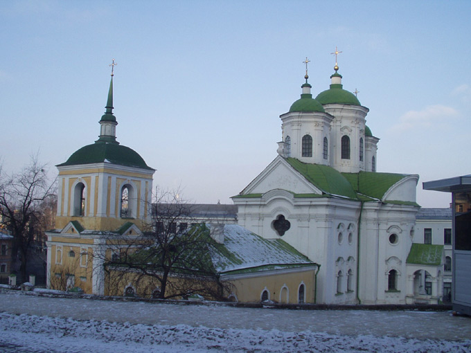 Киев. Церковь Покрова Пресвятой Богородицы на Подоле. фасады