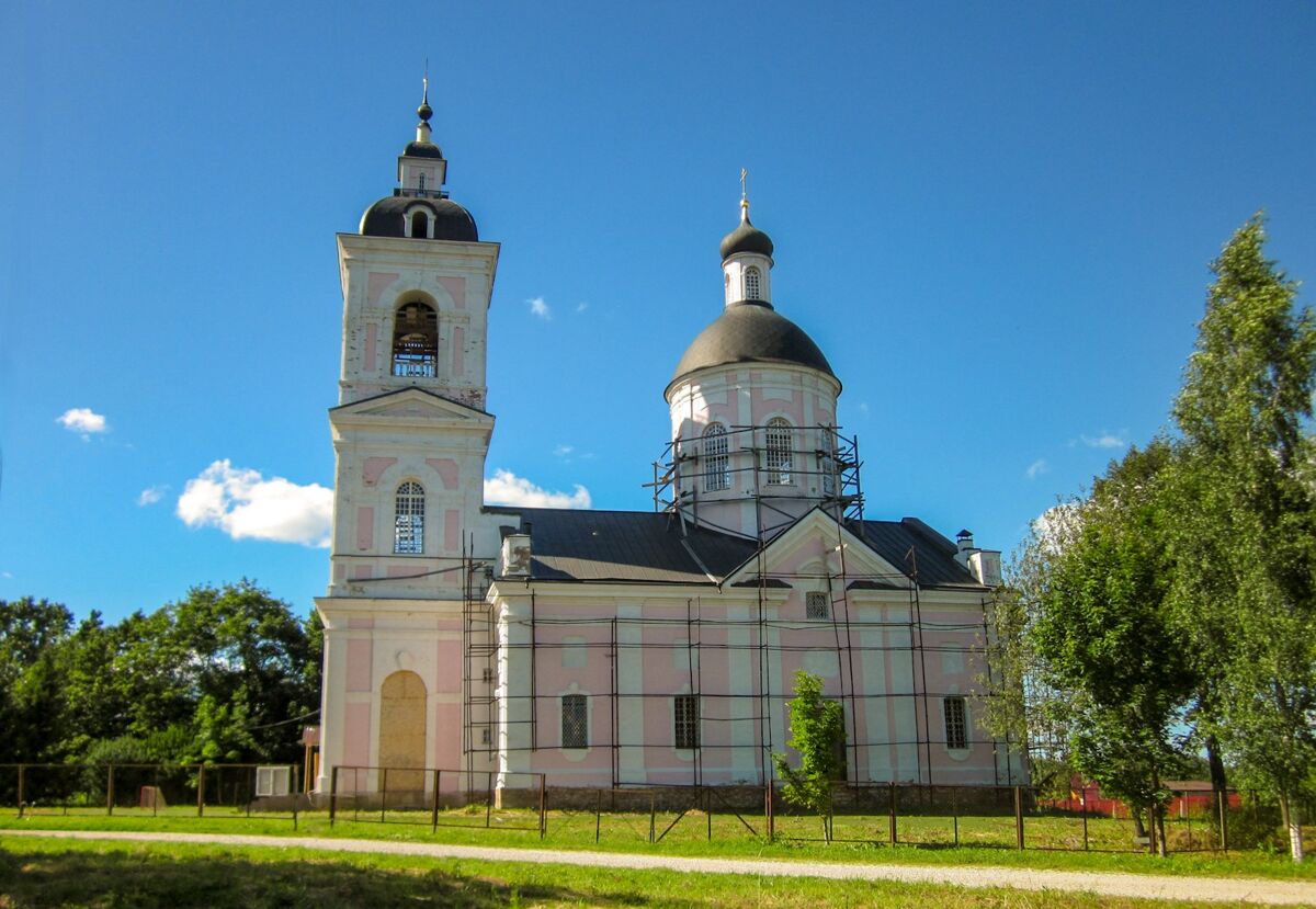 Церковь Николая Чудотворца, Никольское (Клинский городской округ, Московская область). фасады, Южный фасад
