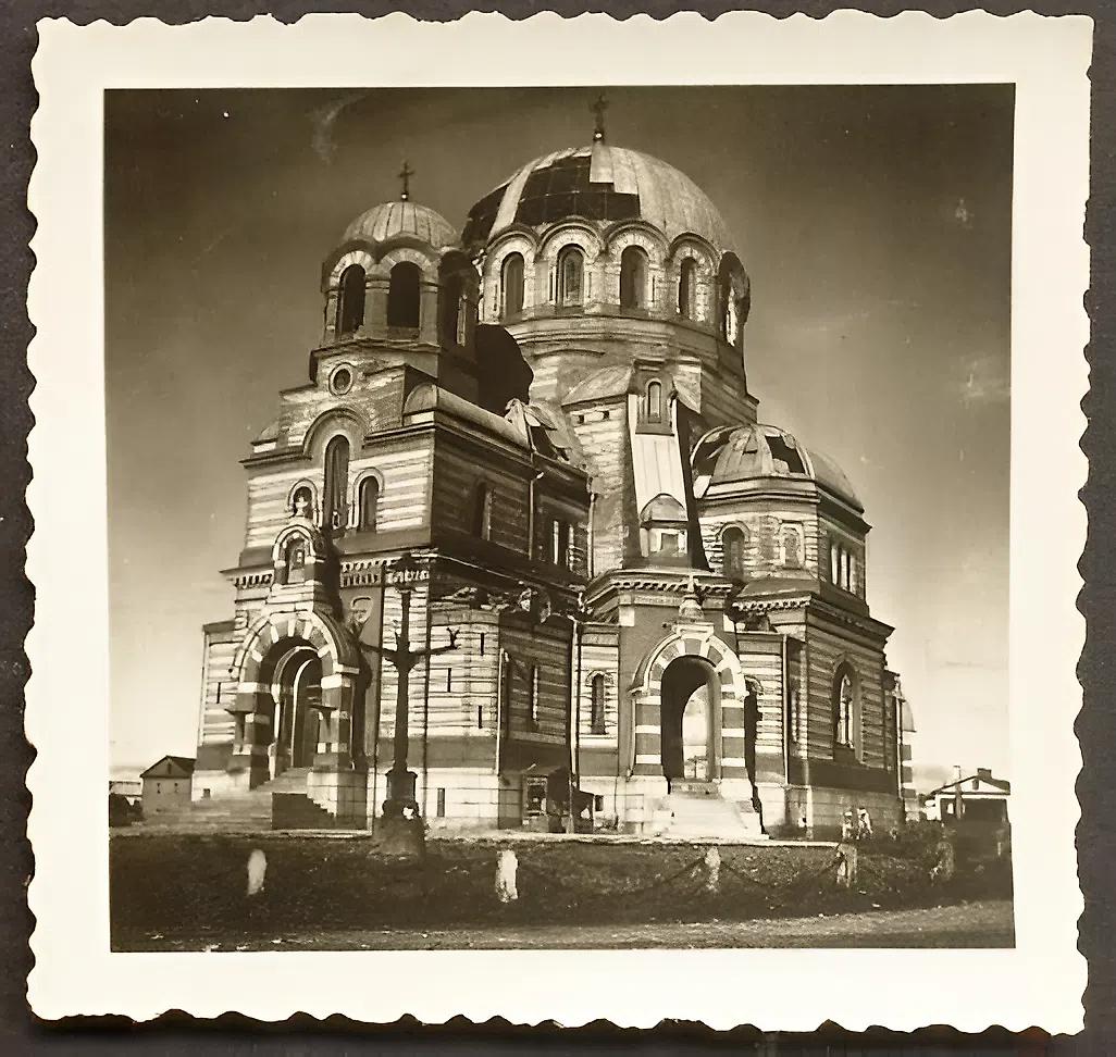 Фото 1941 г. с аукциона e-bay.de, архивная фотография. Кафедральный собор Воскресения Христова, Нарва (Ида-Вирумаа, Эстония)