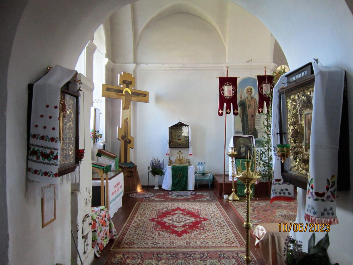 Церковь Петра и Павла, Ветвеник (Гдовский район, Псковская область). интерьер и убранство