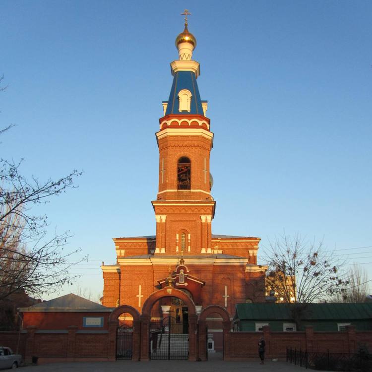 Астрахань. Собор Покрова Пресвятой Богородицы в Селении. фасады, западный фасад