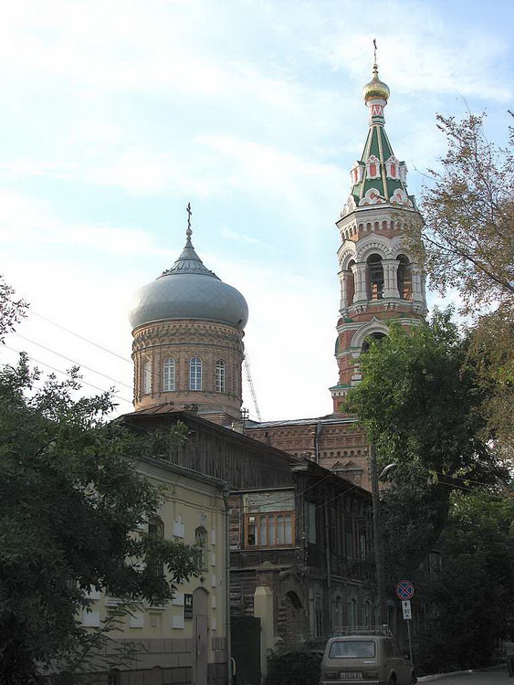 Собор Казанской иконы Божией Матери, Астрахань (Астрахань, город, Астраханская область). фасады, Вид с ул. Чехова, северная сторона