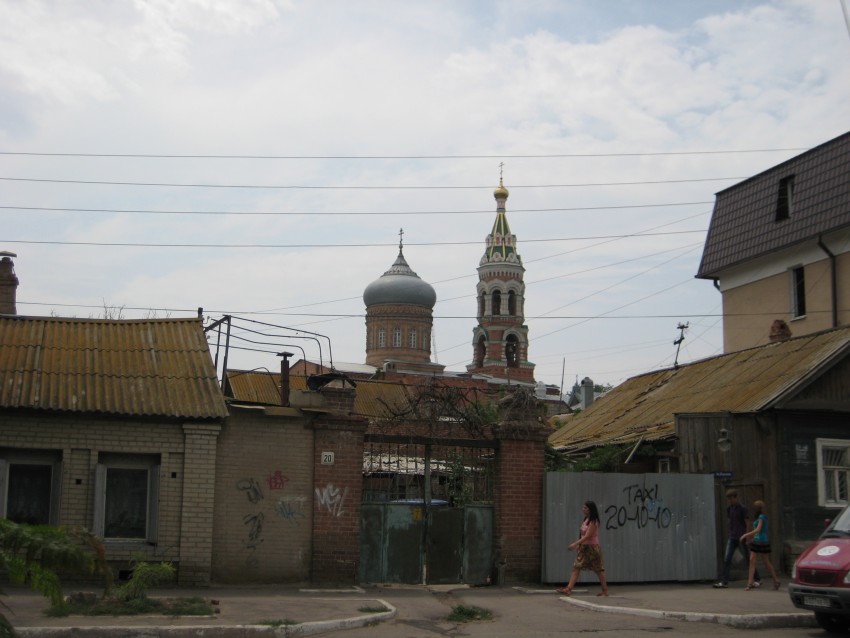 Собор Казанской иконы Божией Матери, Астрахань (Астрахань, город, Астраханская область). общий вид в ландшафте