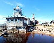 Каменный, остров. Спасо-Каменный Преображенский монастырь