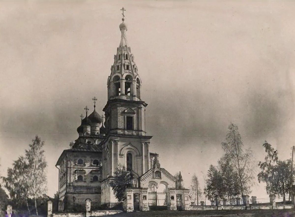 Фото 1933 г. Фотограф: Ястребцов., архивная фотография. Церковь Казанской иконы Божией Матери, Котельники (Люберецкий городской округ, гг. Лыткарино, Котельники, Московская область)