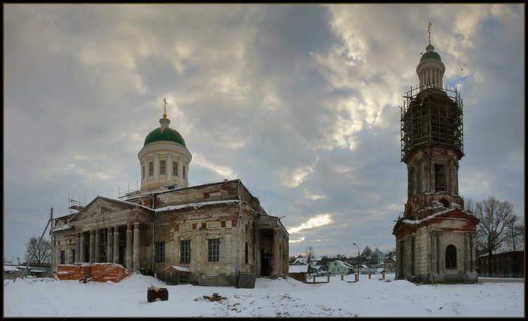 Собор Троицы Живоначальной, Яхрома (Дмитровский городской округ, Московская область). фасады
