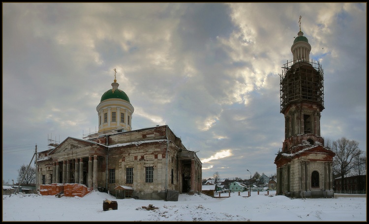 Яхрома. Собор Троицы Живоначальной. фасады