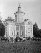 Церковь Рождества Пресвятой Богородицы, Фото 1917 г.Фото с сайта Летопись русской усадьбы.<br>, Марфино, Мытищинский городской округ и гг. Долгопрудный, Лобня, Московская область