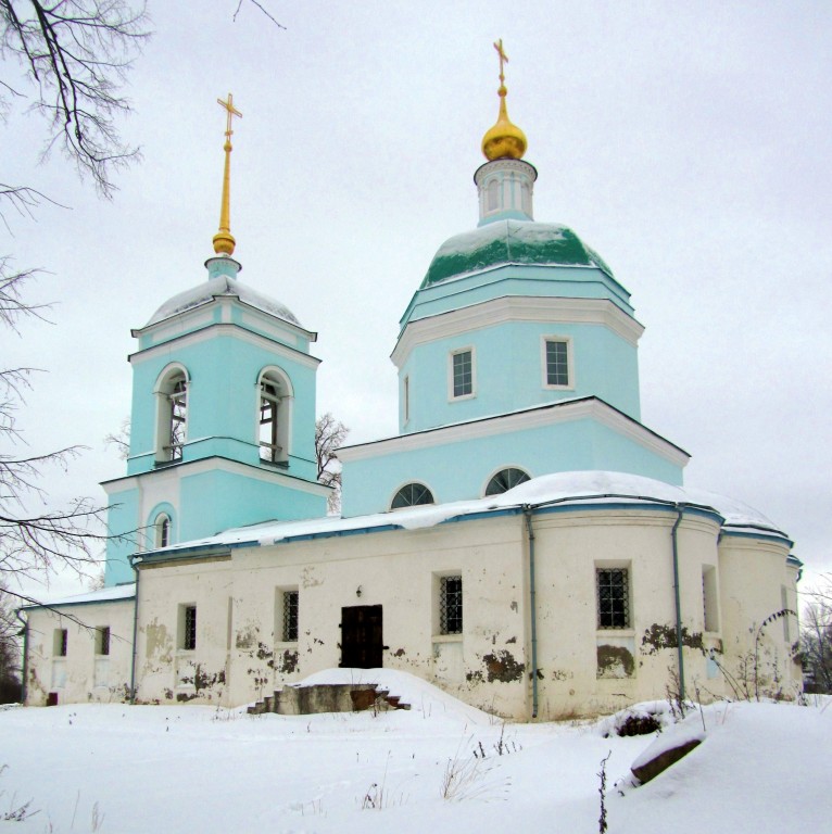 Церковь Введения во храм Пресвятой Богородицы, Ольгово (Дмитровский городской округ, Московская область). фасады, вид с юго-востока