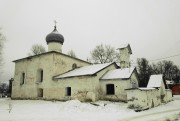 Церковь Спаса Нерукотворного Образа с Жабьей Лавицы, северный фасад<br>, Псков, Псков, город, Псковская область