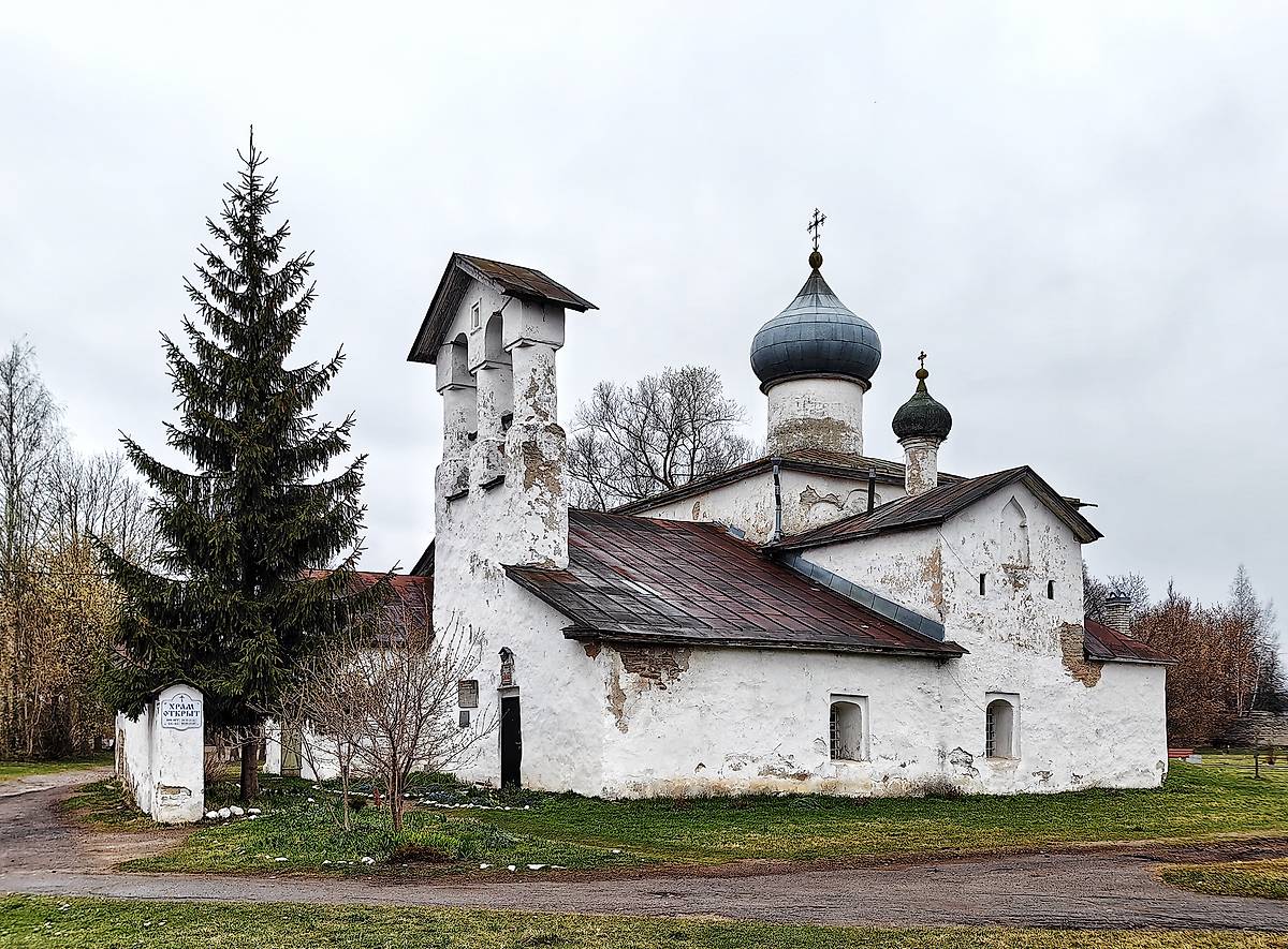 фасады. Церковь Спаса Нерукотворного Образа с Жабьей Лавицы, Псков (Псков, город, Псковская область)