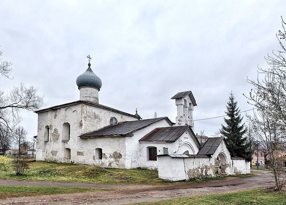 фасады. Церковь Спаса Нерукотворного Образа с Жабьей Лавицы, Псков (Псков, город, Псковская область)